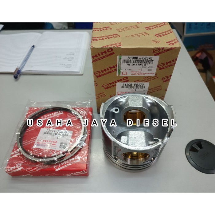 Piston + Ring Piston Hino 500 Lohan FM 260 TI J08E S130B-E0370 Asli berkualitas