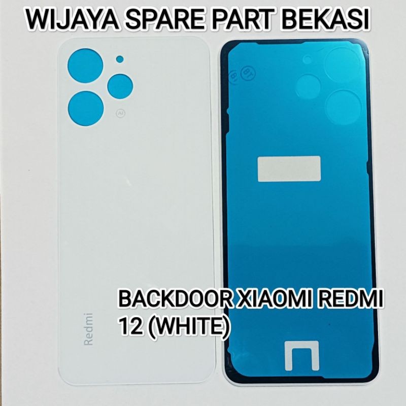 BACKDOOR XIAOMI REDMI 12 (WHITE)