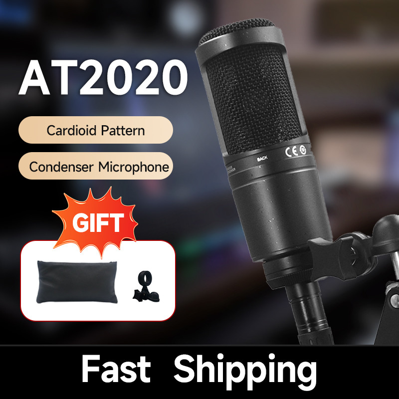 AT2020 Condenser Microphone XLR Plug Professional Recording Microphone Mobile Computer Network K-son