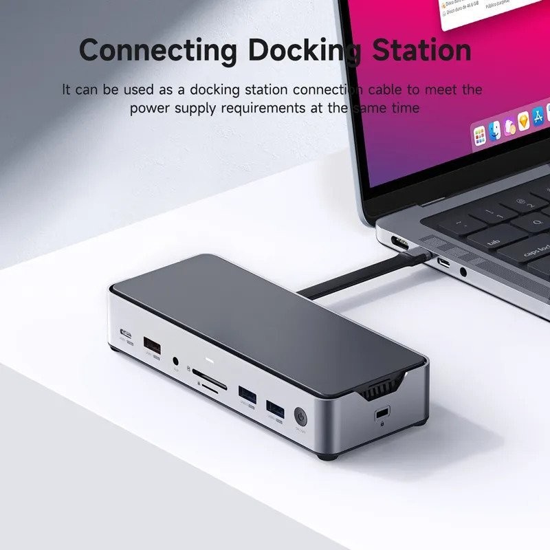 Promo 7.7 Hagibis UCD4 USB4 Data Cable 40Gbps USB C to Type C Short Cable PD 240W 8K 60Hz Compatible