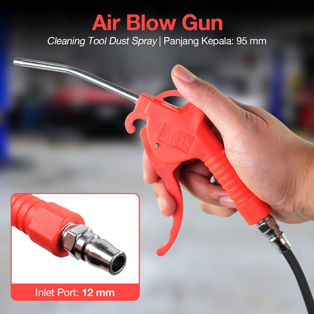 

- JON Air Blow Gun Pneumatic Cleaning Tool Dust Spray 95mm - AR-TS-L -