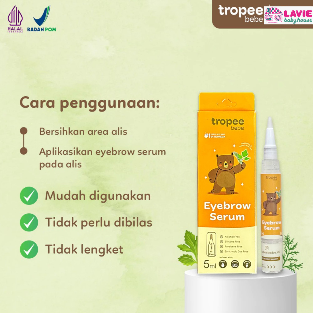 Ay00 Tropee Bebe Eyebrow Serum 5ml Serum Alis Anak