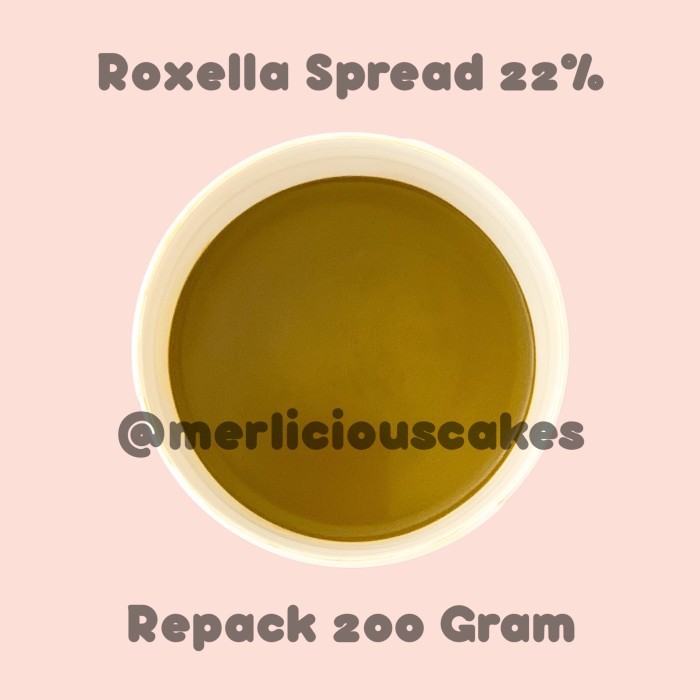 

Repack 200 Gram Roxella Pistachio Spread 22% Selai Pistachio Isian Kunafa Dubai Chocolate Filling Roti Topping Donat Kue