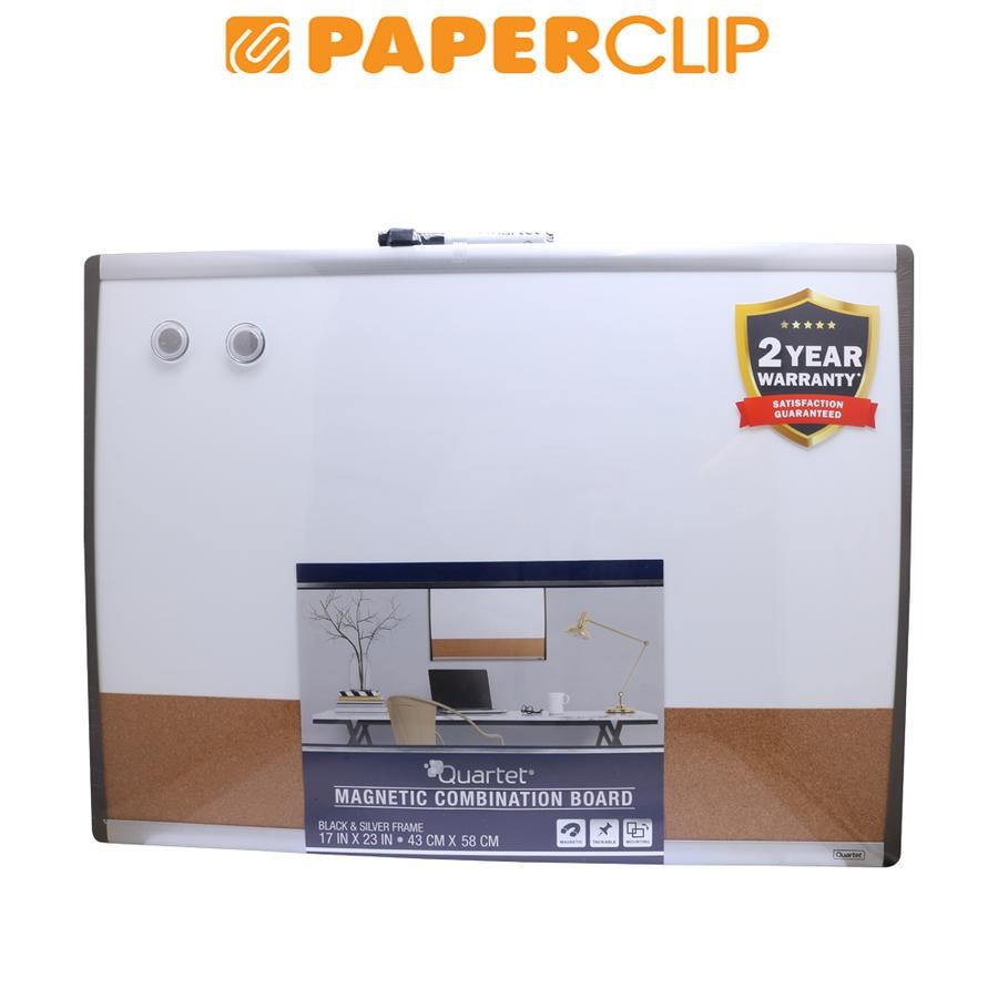 

PAPAN TULIS / MAGNETIC COMBINATION BOARD QUARTET ARC FRAME 23X17