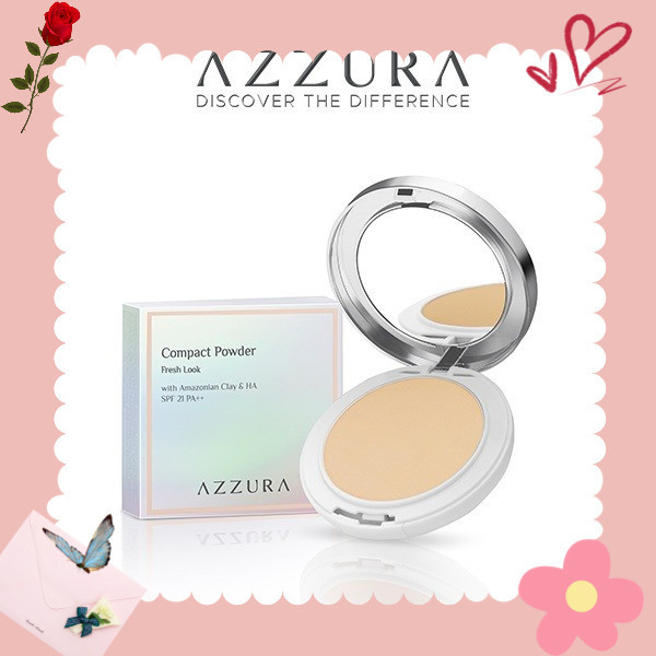 AZZURA Compact Powder Matte Bedak Padat AZZURA / Bedak Azzura Compact