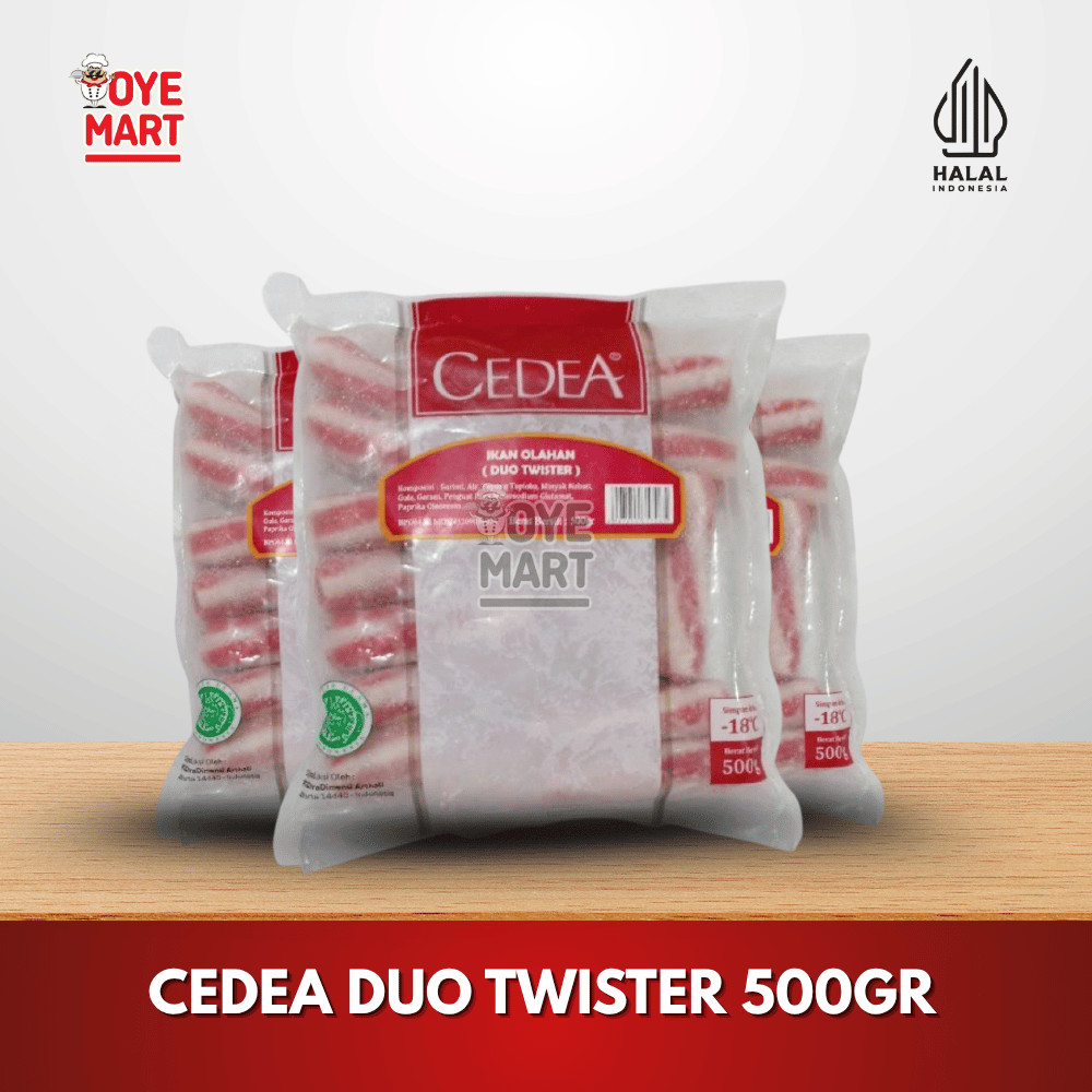 

DUO TWISTER CEDEA 500GR IKAN OLAHAN
