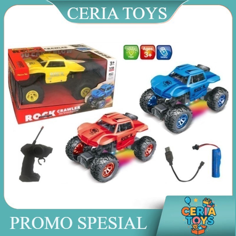 RC Rock Crawler 4x4 17835 – Mobil Remote Control Anak, Mainan Offroad Seru