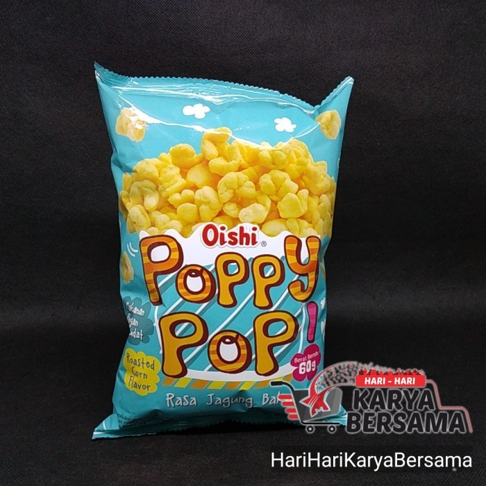 

MAKANAN RINGAN SNACK OISHI POPPY POP RASA JAGUNG BAKAR 60GR