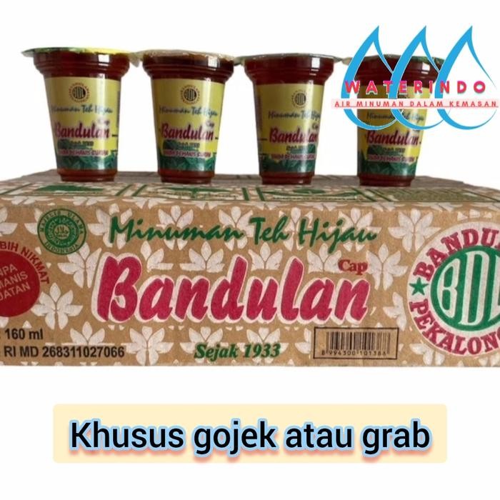 

teh bandulan gelas kecil cup 160 ml isi 24 cup ( khusus gojek atau grab only)