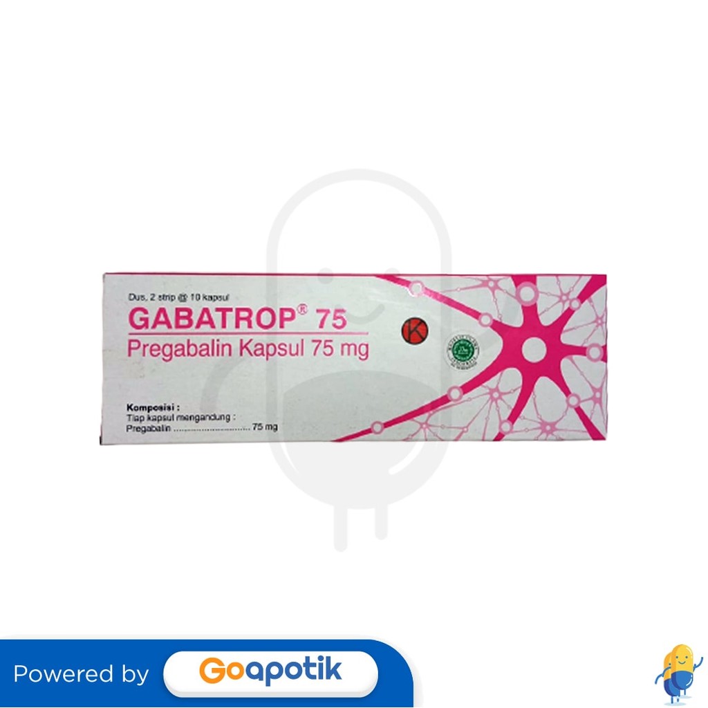 Gabatrop 75 Mg Box 20 Kapsul
