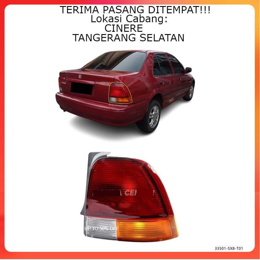 Stop lamp city 1996 1997 1998 lampu belakang city z 1996 1997 1998 stoplamp honda city 1996-1998