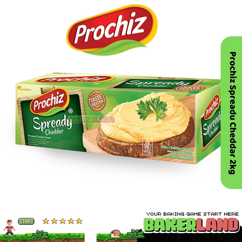 Prochiz Spready 2kg / Keju Spread / Keju Oles / /Keju Spready Prochiz / Spready Prochiz / Keju Proch