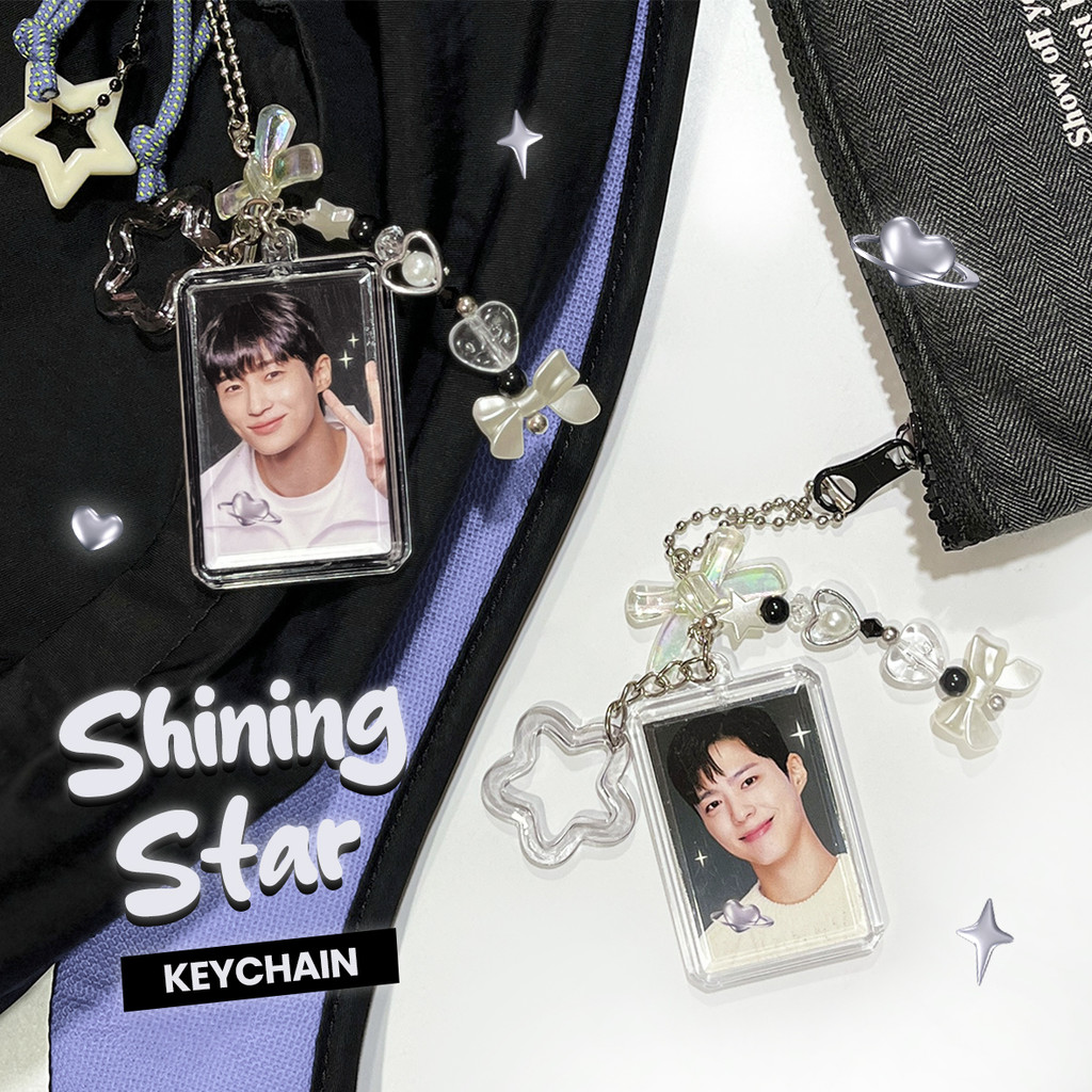 Shinning Star Keychain FANMADE K-Actor & K-Actress