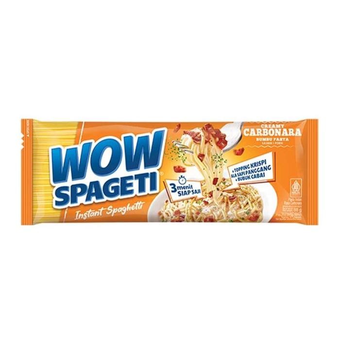

[Rans Mart] Wow Spageti Instant Rasa Carbonara dan Bolognese 84gr / Mie Instant - Makanan - Noodles, Food - Carbonara