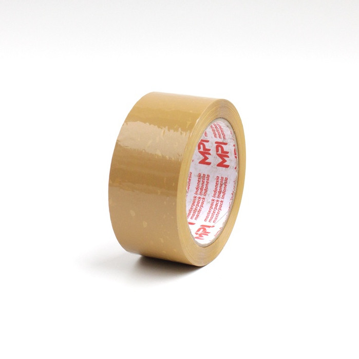 

1 SLOP ( 6 PCS ) - Lakban Coklat MPI 45 mm x 80 yard / Lakban Packing - Master Pack Indonesia Bandung