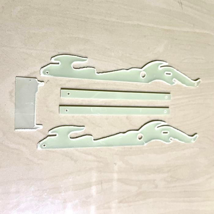 Bemper Fiber Tamiya, Fiber Tamiya Nascar Speed Tanker - Bemper Tamiya