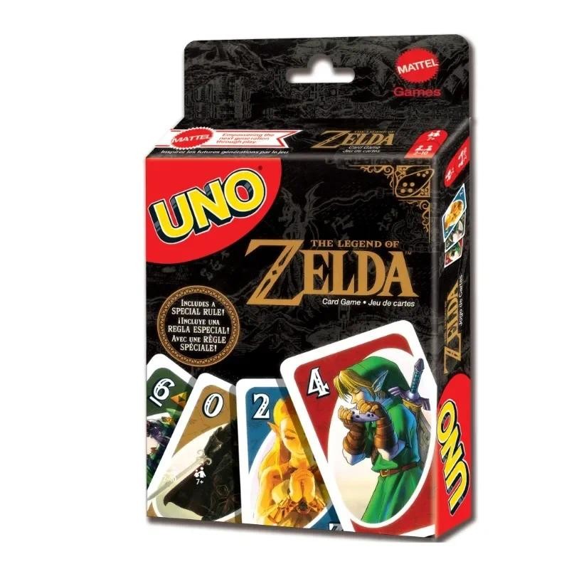 Mattel Games UNO The Legend of Zelda Card Game for Family Night with Graphics from The Legend of Zel