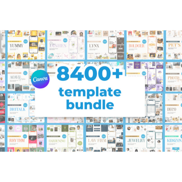 Canva Template Super Lengkap (8400 Plus) - Canva | Template | Lengkap | Premium