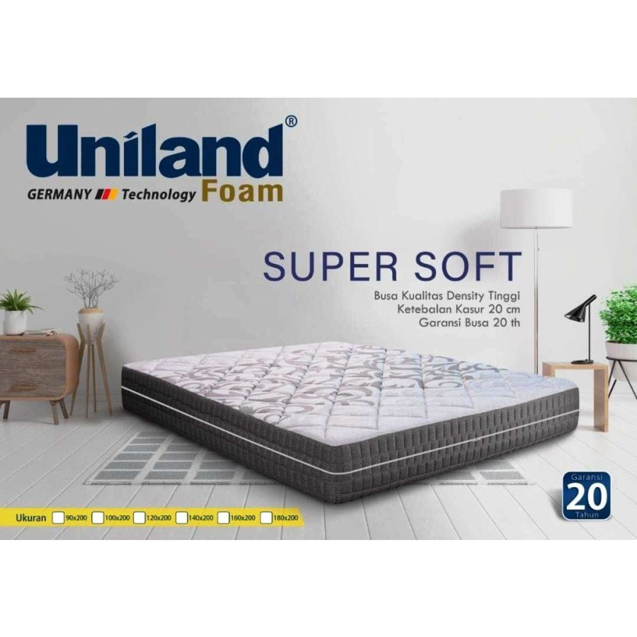 kasur Busa uniland super Soft tebal 20 cm by uniland