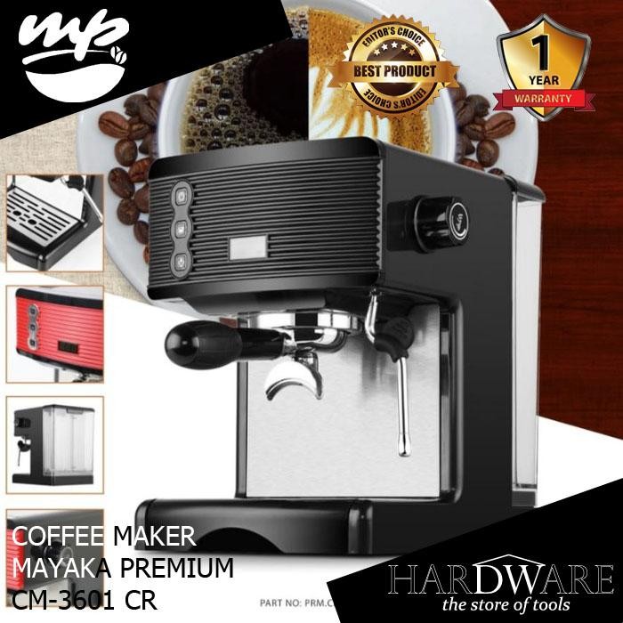 COFFEE MACHINE MAKER MP MAYAKA PREMIUM CM-3601 CR MESIN KOPI ESPRESSO READY