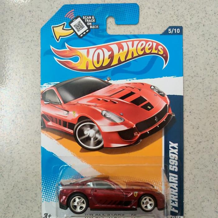 HOTWHEELS SUPER TREASURE HUNT FERRARI 599XX ERROR