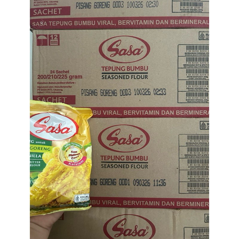

Tepung Sasa 225 Gram Perdus Isi 24 Pcs