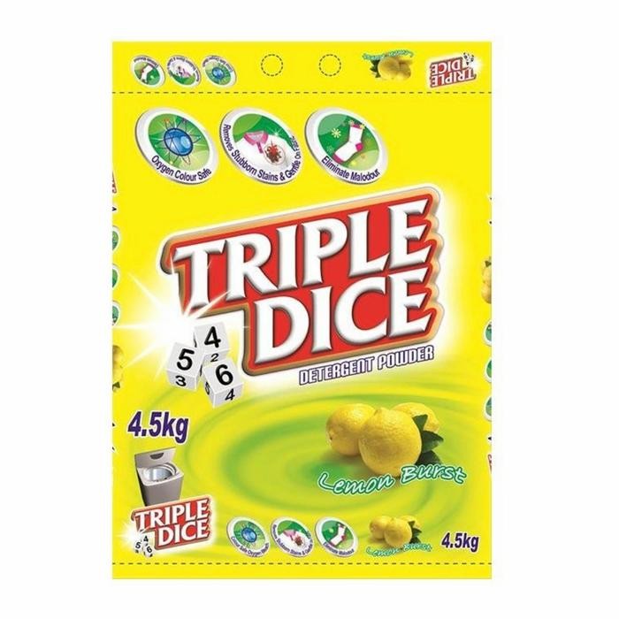 Deterjen Triple Dice Lemon Burst