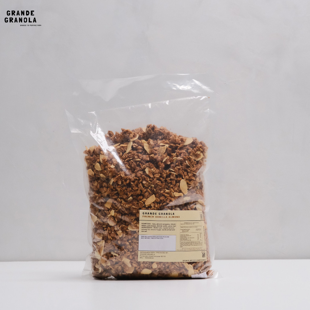 

Grande Granola French Vanilla Almond 1Kg Crunchy