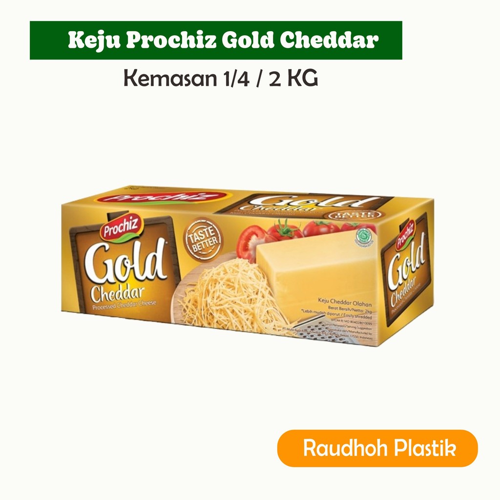 

Keju Prochize Gold 1/4 / 2Kg Harga Terjangkau