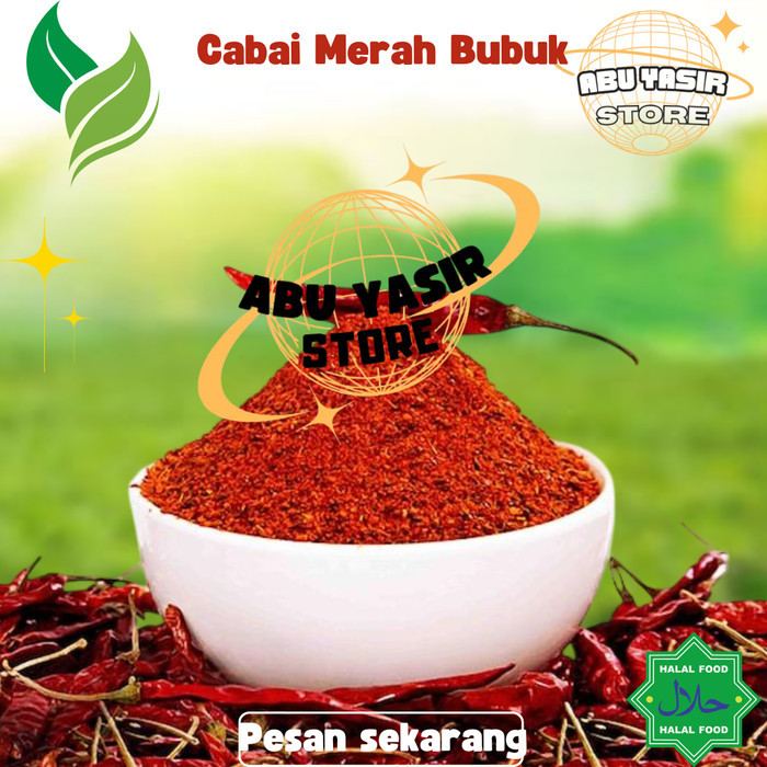 

Cabai Merah Bubuk Asli Murni 50 Gram | Pure Organic Chili Powder | Cabe Bubuk 50 GRAM