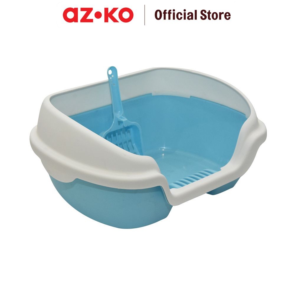 AZKO Paws N Tail 40x30x18 cm Toilet Kucing Cat Toilet Tempat Kotoran Kucing Bak Pasir Kucing Aksesor