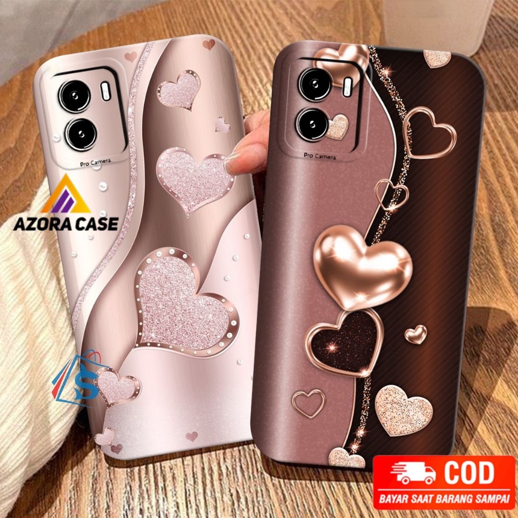 [SHARK CASE] Softcase Vivo Y15S Y01 Y15A Y01A Y91C Y1S Y16 Motif Love - Casing Vivo - Case Vivo - Ke