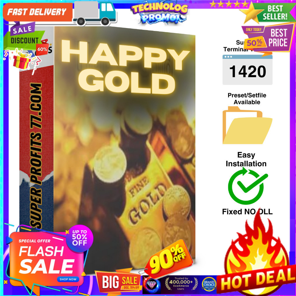 EA Robot Trading MT4 Happy Gold EA (SCALP) v2.0