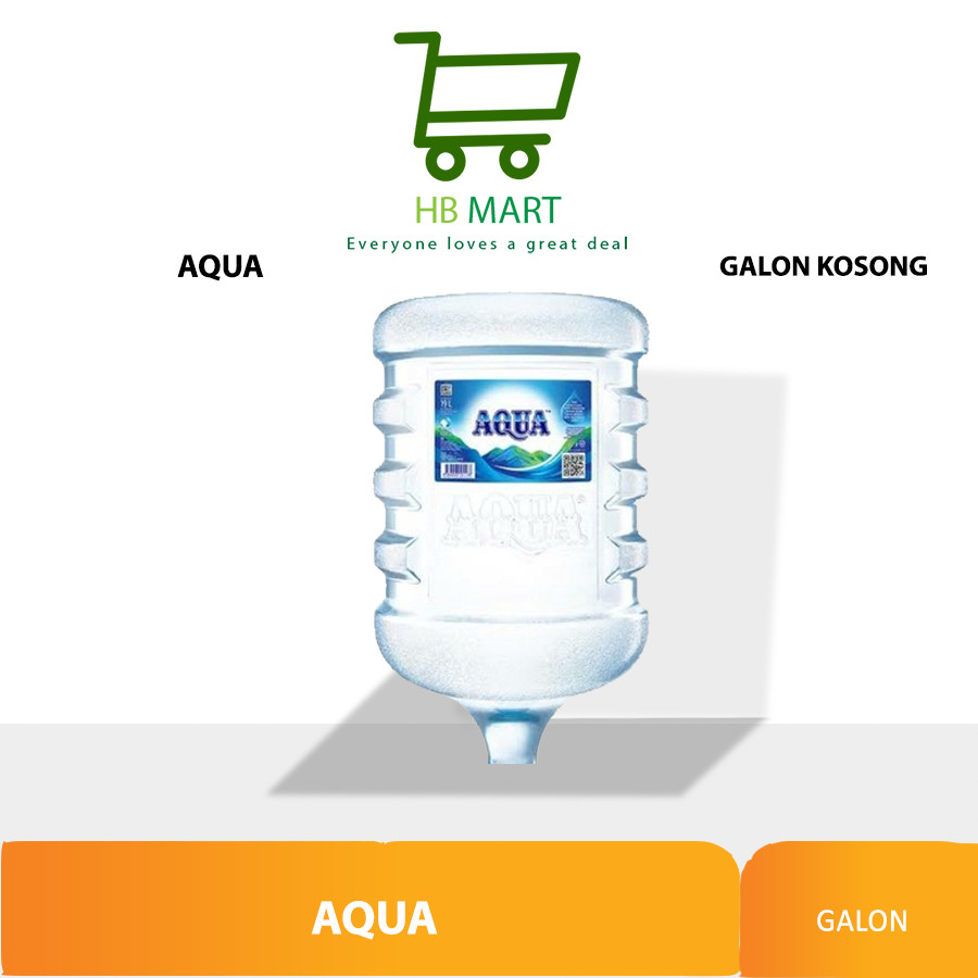 GALON KOSONG MERK AQUA BARU