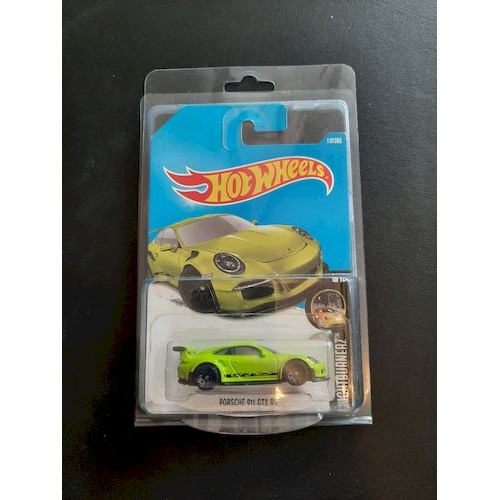 Hot Wheels Hotwheels Porsche 911 GT3 RS Green Hijau Nightburnerz hw93