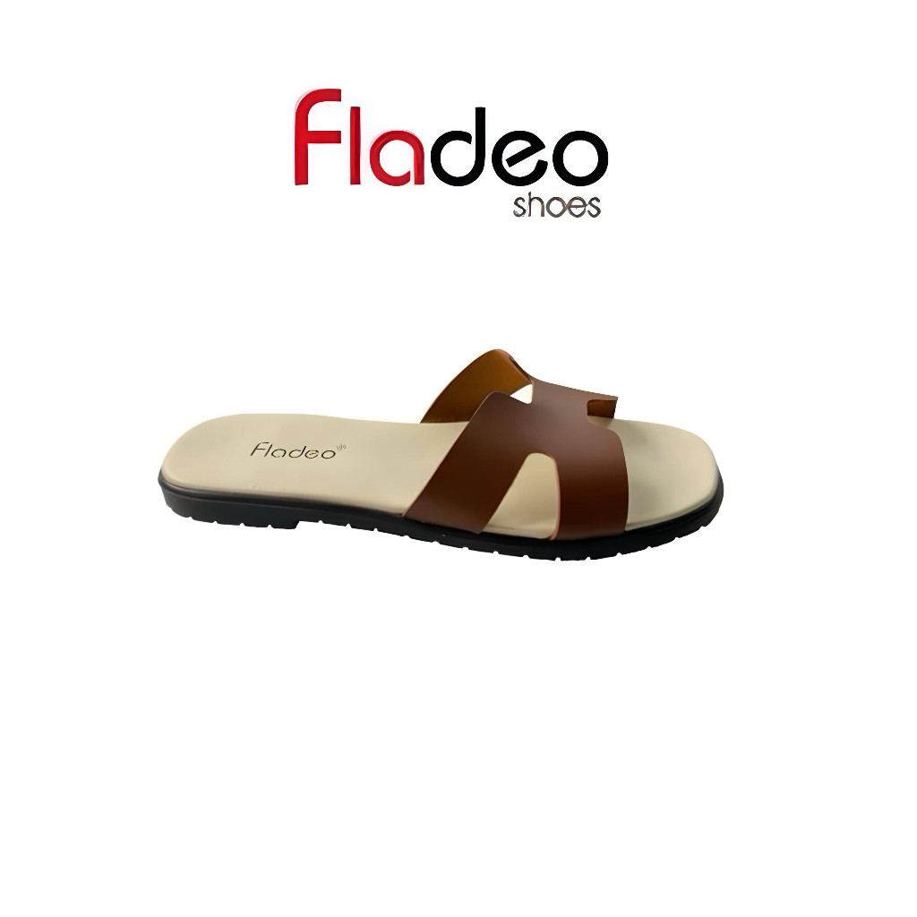 Sandal Wanita Fladeo Sendal Wanita Slop Sol Karet Fladeo Sendals Sandal Fladeo Flat Sandal Wanita