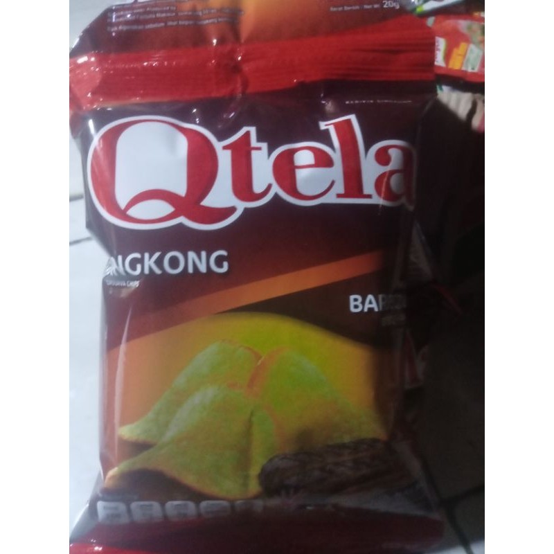 

Qtela berbeque singkong casava chips 20gr x10 BBQ flouvor