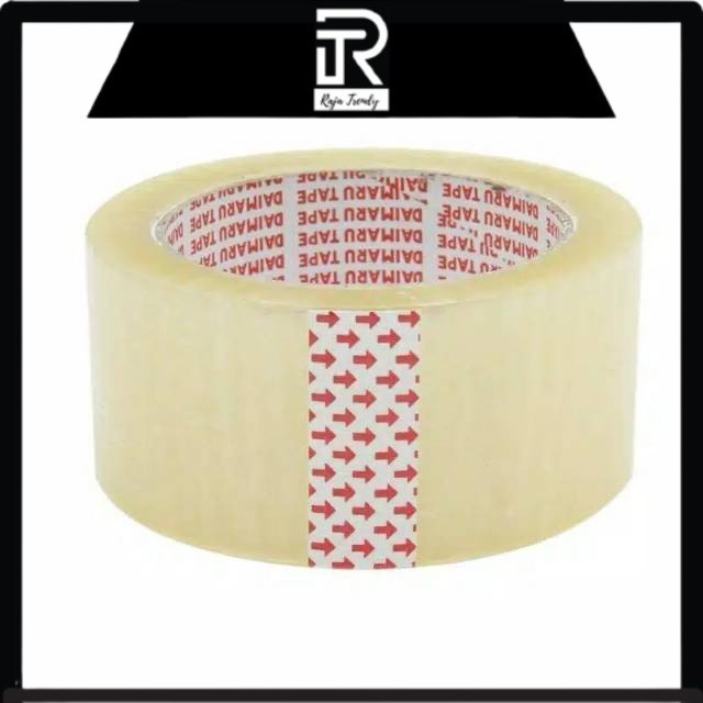 

Lakban Daimaru 2 Inch Bening Coklat 48 mm x 90 Yard OPP Isolasi Tape