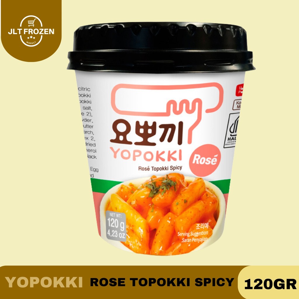 

Yopokki Rose Tteokbokki | Korean Rice Cake With SPicy Creamy Sauce Cup 120gr