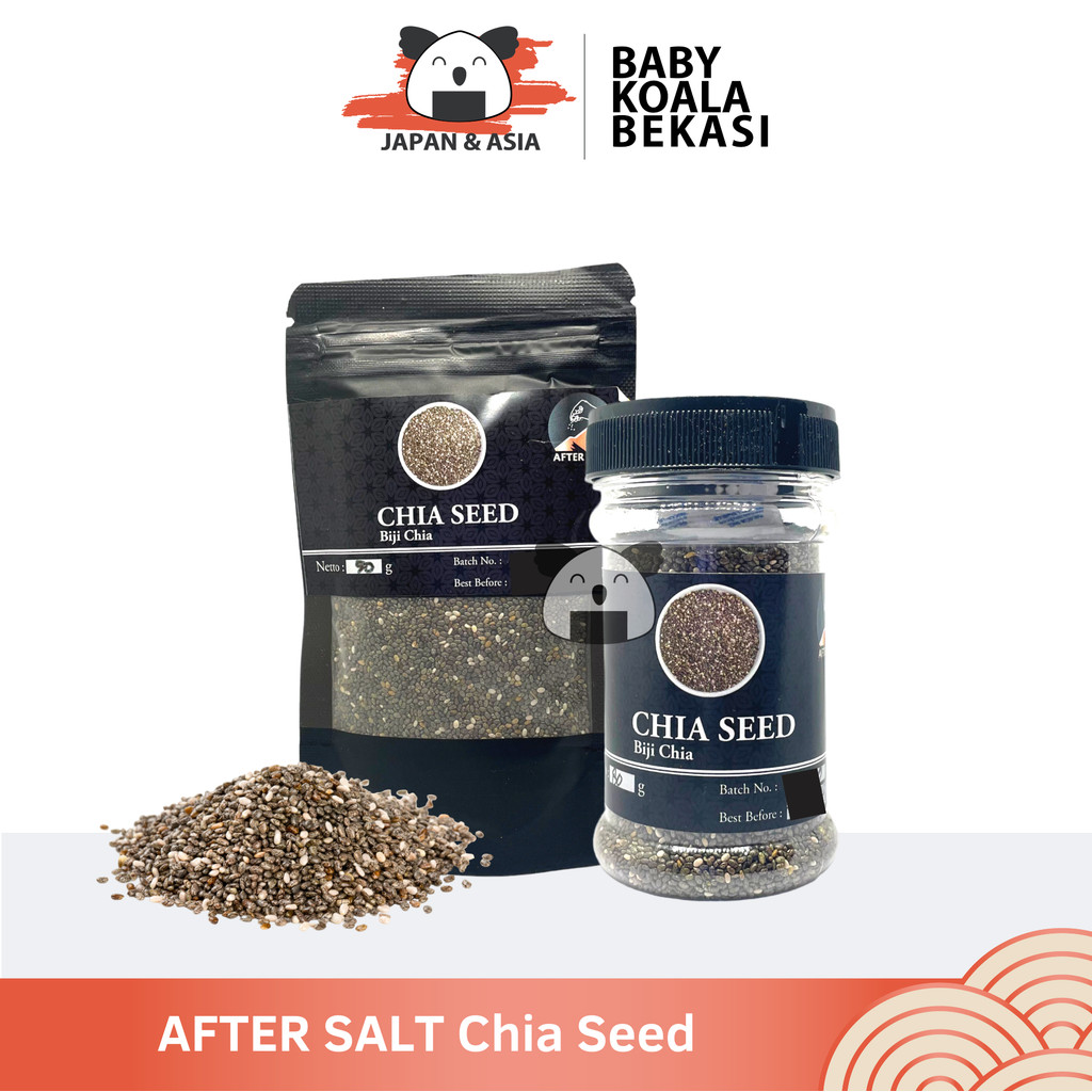 

AFTER SALT Organic Black Chia Seed Chia Organik 50 g │ Import Mexico - BKB