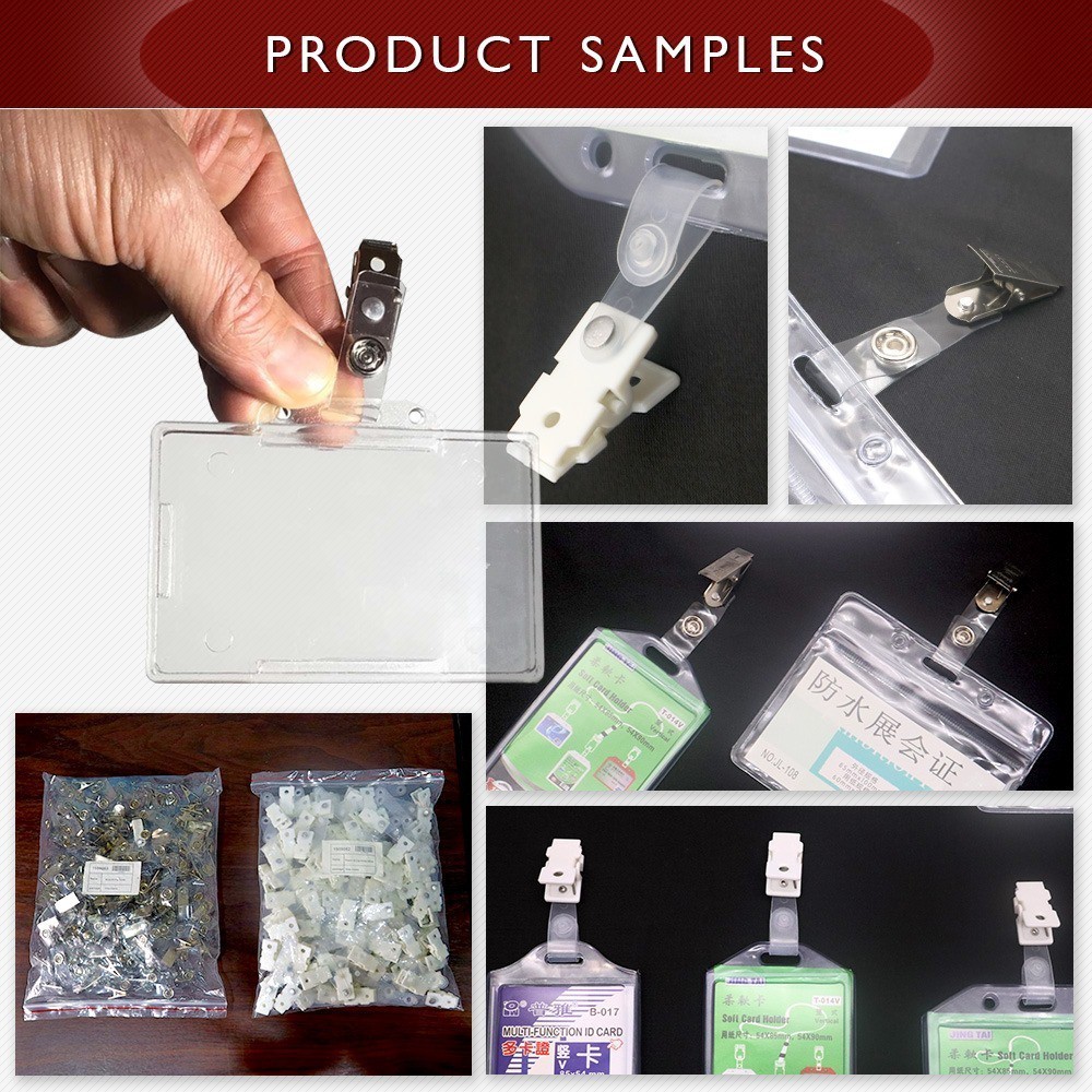 

ALAT CLIP ID CARD HOLDER LOGAM PENJEPIT UNTUK KARTU