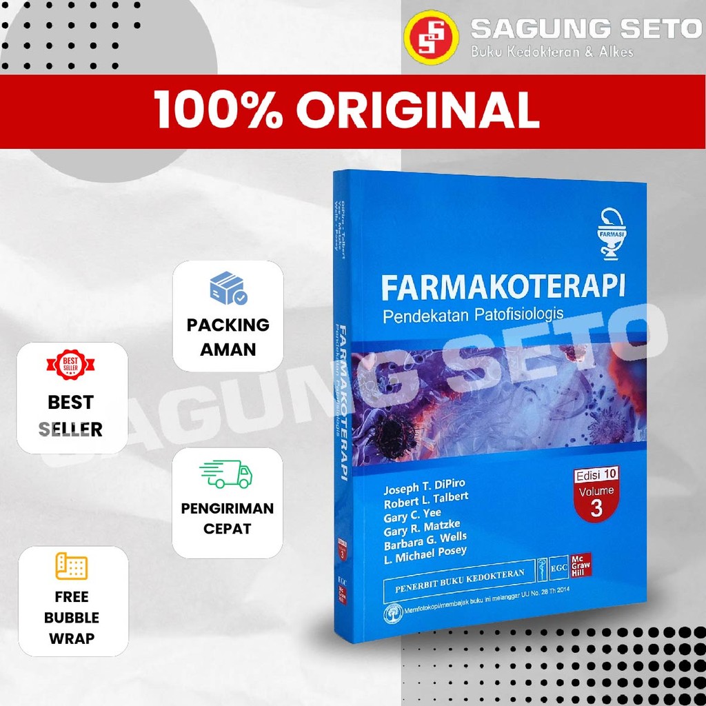 FARMAKOTERAPI PENDEKATAN PATOFISIOLOGIS EDISI 10 VOL 3 - DIPIRO