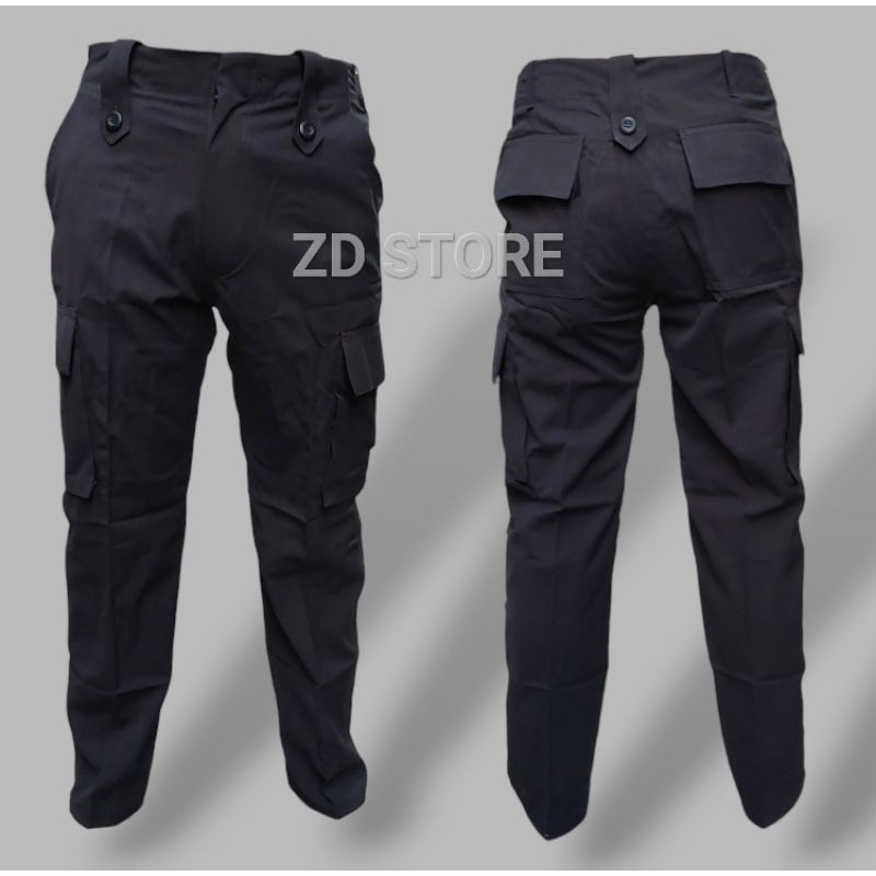 DE43W Celana PDL Coklat Jatah Polri Halus /Celana PDL Polisi/Celana Pendidikan Polri