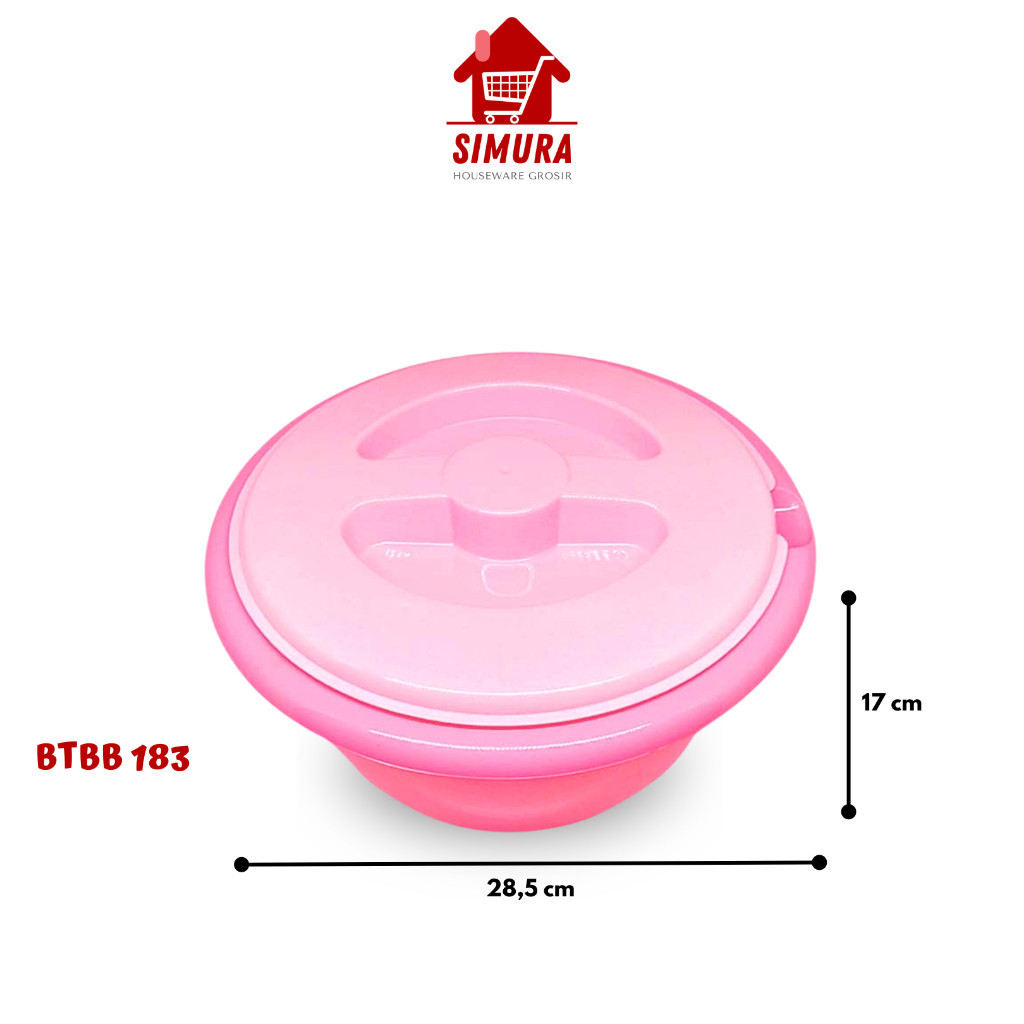 1PCS BASI TUTUP BULAT BESAR  | BASI SAYUR  | TEMPAT SAYUR ( BTBB 183 Pi ) #GROSIR