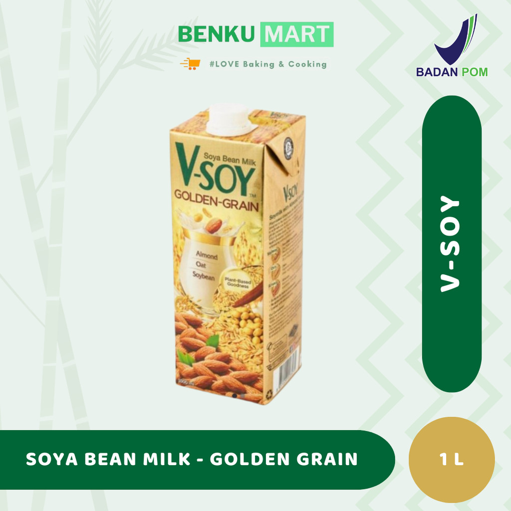 

Vsoy Golden Grain 1 Liter | Vsoy Susu Kedelai Golden Grain