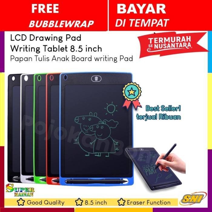 Papan Tulis Gambar Edukasi Anak Writing Tablet LCD Tablet Menggambar