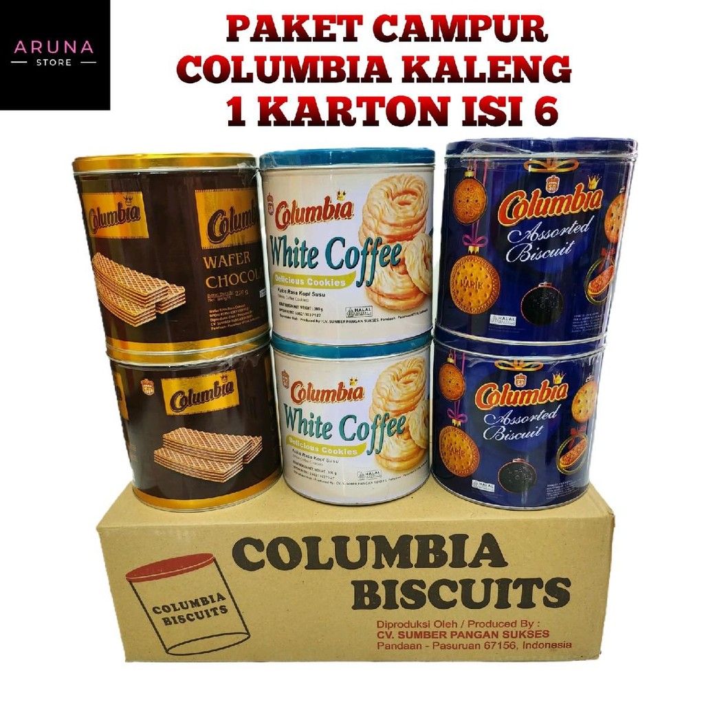 

PAKET COLUMBIA KALENG 1 DUS ISI 6 KALENG RASA BISA CAMPUR