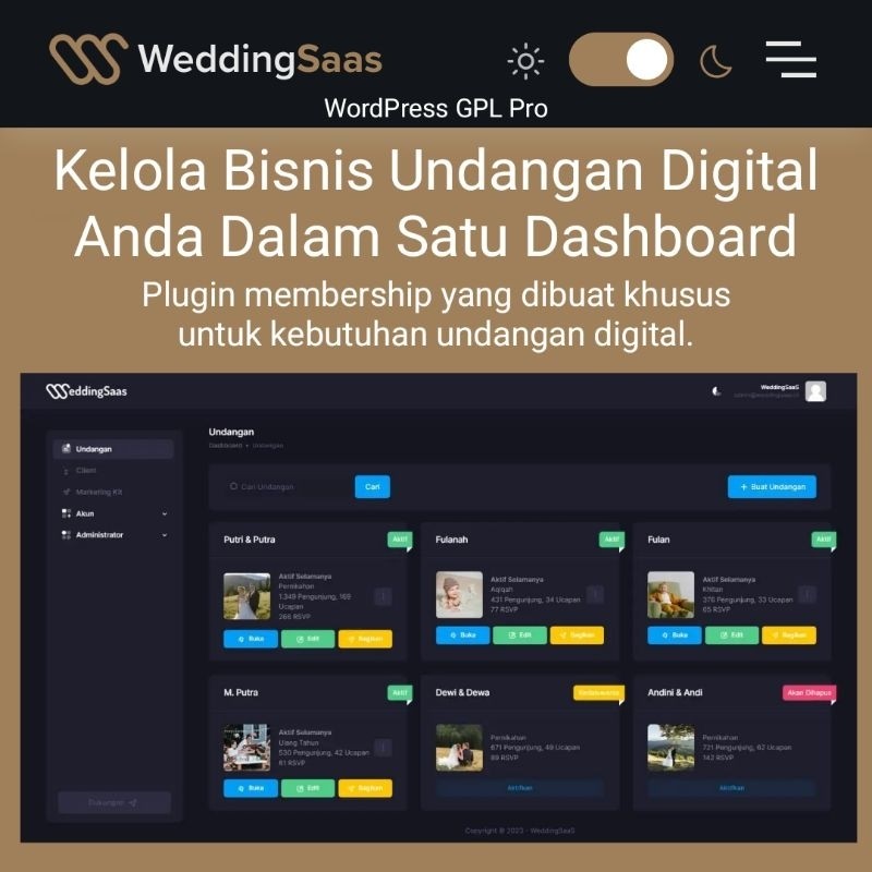 WeddingSaas Membership Pro