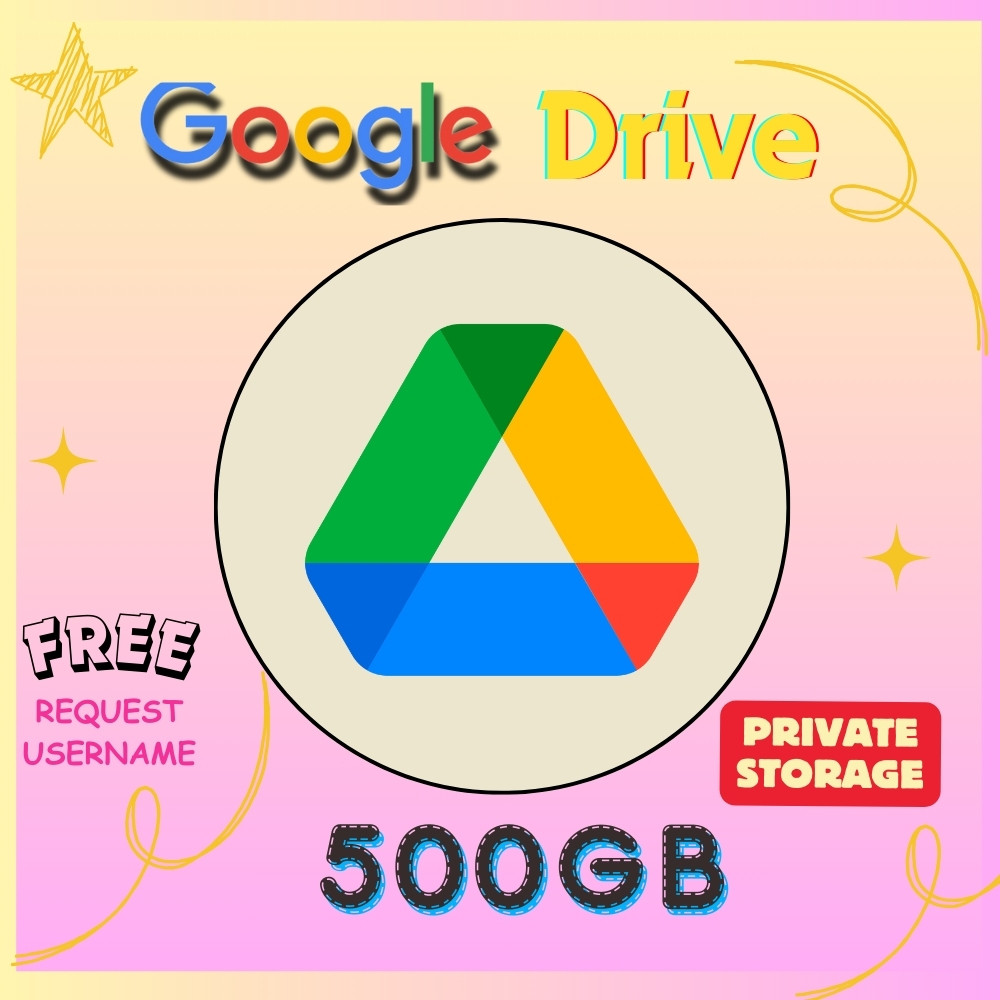 G0ogle Drive 500GB St0rage Lifetime Private