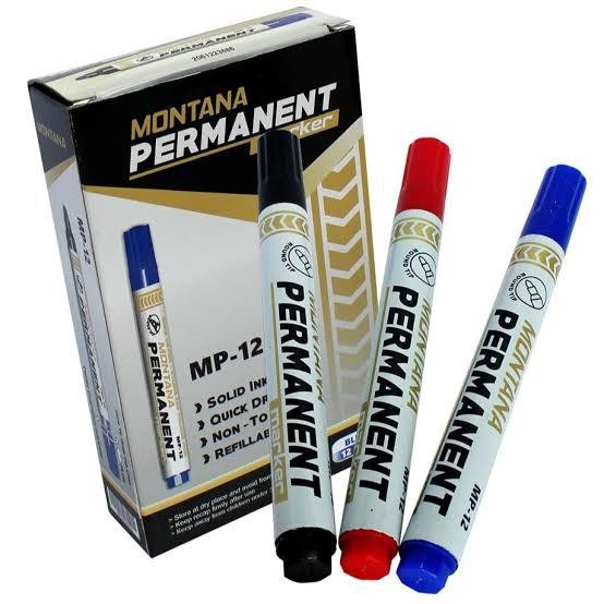 

Spidol Permanent Montana /Spidol Papan Tulis /Spidol Murah /Spidol Montana besar (1 PCS)